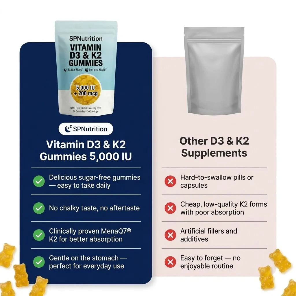 SPNutrition D3 + K2 Gummies (30 Day Supply)